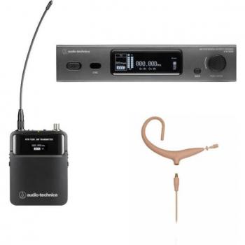 Audio-Technica ATW-3211/892X 4th Gen Wireless Microphone System with Short Boom Mic, 530-590MHz
