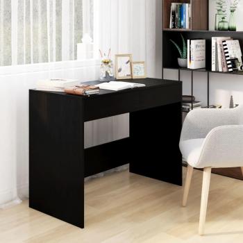 vidaXL Black Engineered Wood Desk 101x50x76.5 cm