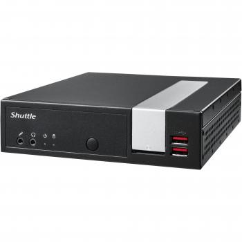 Shuttle XPС slim DL20NV2 PC/estación de trabajo barebone 1,35 l tamaño PC Negro Intel® SoC BGA 1090 N4505 2 GHz