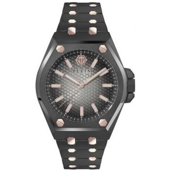 Philipp Plein Extreme Gent 43mm Black Stainless Steel Men's Watch PWPMA0424