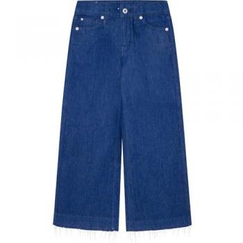 Vaquero Ancho Deshilachado para Niña Pepe Jeans - Denim Sostenible, Casual, 12 Años