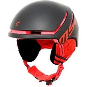 MSC Bikes SNOW118MLBKRD Casco de Snow/Esquí, Negro/Rojo, M/L