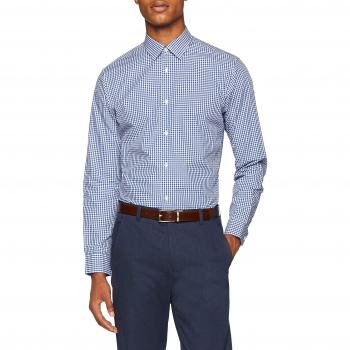 SELECTED HOMME Slhslimpen-Gingham Shirt LS Check B Noos, Camisa para Hombre,