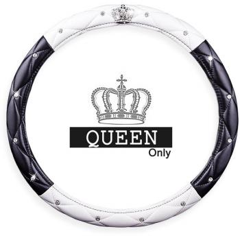 Ladies volante de coche diamond Lattice Niñas Classy Fashion Collection – Funda para volante de coche con corona y diamantes