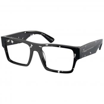 Prada PR A08VF Asian Fit 15O1O1 Gafas Recetadas para Hombre Tortoiseshell, Armazones para Hombre, Lentes Recetadas, Ajuste Asiático