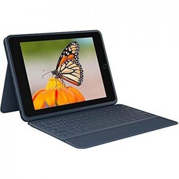 Logitech Rugged Combo 3 Funda Azul con Teclado Layout DE para iPad 7/8Gen