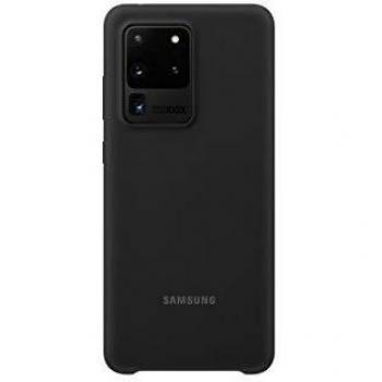 Samsung - Funda de silicona para Galaxy S20 Ultra, negro