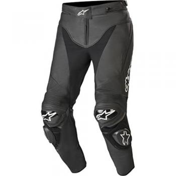 Alpinestars Track V2 Black Leather Motorcycle Pants Size 60