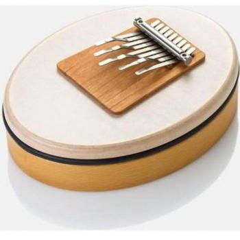 Hokema Sansula Basic Kalimba - 9 Tone A Minor Wooden Body with Synthetic Skin