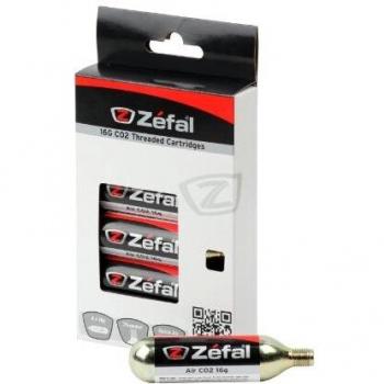 ZEFAL Cartuchos CO2 Bicicleta, Unisex, Plata, 16g