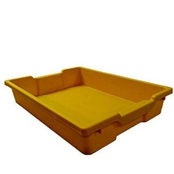 Bandeja de almacenamiento 42x31x7,3 cms - Color Amarillo