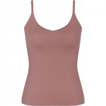 Sloggi Zero Feel 2.0 Women's Spaghetti Strap Top - Medium - Rose Brown