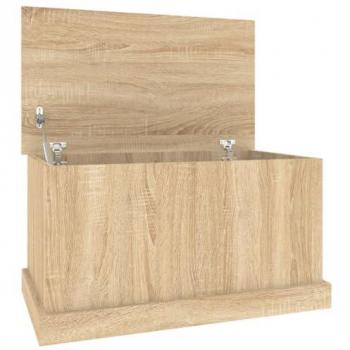 vidaXL Storage Box Sonoma Oak 70x40x38 cm Engineered Wood