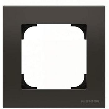 Niessen 8571 Marco 1 Ventana NS, Negro Soft