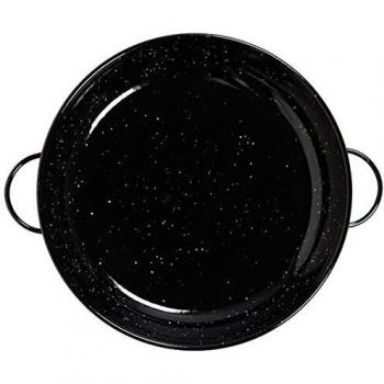 La Valenciana 75455 SARTEN Honda ESMALTADA Asas 34CM. VAELLO, Alloy Steel, Neutro, 34.0 cm