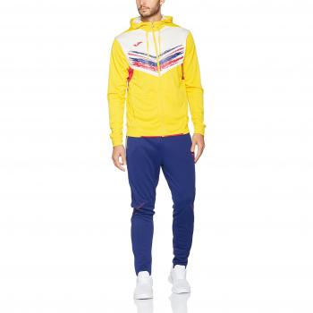 Joma Terra II Chándal Caballero de Tenis, Hombre, Amarillo/Blanco, M