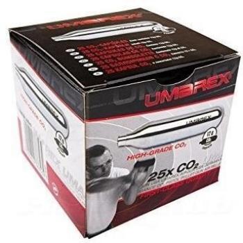 25 bombonas co2 12gr. Umarex para pistolas y carabinas