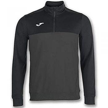 Joma Winner Kids' 1/2 Zip Sweatshirt - Black/Gray
