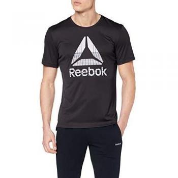 Reebok Wor Graphic Tech tee Camiseta, Hombre, Negro, XL
