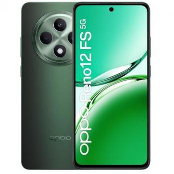 OPPO Reno 12FS 5G - Smartphone, Pantalla de 6.7 con tasa de refresco de 120Hz, Procesador con 12GB de RAM y almacenamiento interno de 512GB, Color Verde, D
