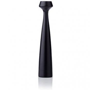 Lily Candle Holder, black
