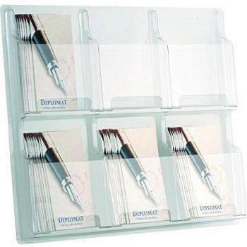 Soporte de Pared Transparente Clearly para 6 Folios A5