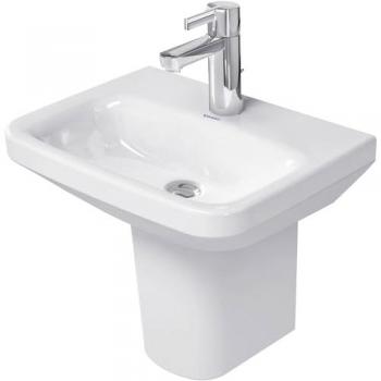 Duravit DuraStyle 17.75 in. Rectangular Bathroom Sink with 1 Faucet Hole, Glossy White