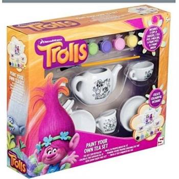 Trolls Pinta Tu Juego De Té