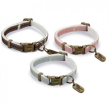 Collar para Gatos Virante de Nylon Rosa - 30x1x0,2 cm