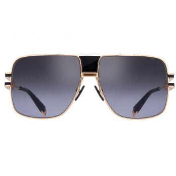 Balmain Gold Sunglasses, versatile and stylish, Yellow unisex, Size: 60 MM