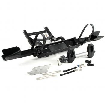 Extensión de tercera bicicleta Westfalia para Bikelander con mecanismo de liberación rápida, compatible con el portabicis Bikelander, modelo 83301