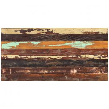 Rectangular Table Top 60x120 cm 25-27 mm Solid Reclaimed Wood