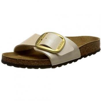 Sandalia Birkenstock Madrid Bf Pearl White 39 Beige