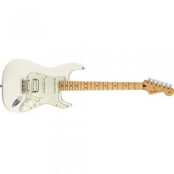 Fender Player Stratocaster HSS Electric Guitar in Polar White with Maple Neck