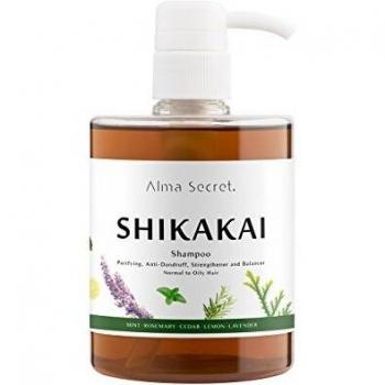 Alma Secret Shikakai Shampoo 500 ml - Natural cleansing shampoo, enriched with shikakai extract, promotes hair growth, strengthens hair roots, enhances shine, suitable for all hair types, sulfate-free, paraben-free