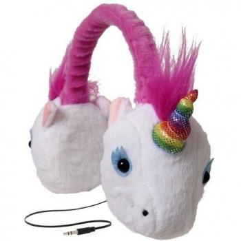 ReTrak Retractable Animalz Headphones, Rainbow Unicorn