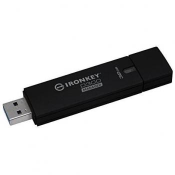 Kingston IronKey D300 - Memoria cifrada USB 3.0 de 32 GB, Modelo Managed