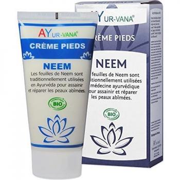 Crema de pies Neem Bio 75 ml de crema - Ayur-Vana