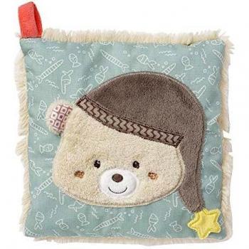 Cojín Térmico de Huesos de Cereza Bruno para Bebés y Niños - 15x15cm