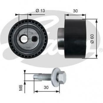 Polea tensora Gates T41140 para correa de distribución, compatible con CITROËN: Xsara Picasso, Xsara, Berlingo, C5, C8, Jumper, Jumpy, Xantia, E