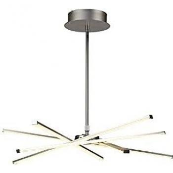 Lámpara LED integrada Star Silver 1 bombilla 35cm