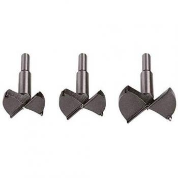 Flintronic brocas forstner 3pcs 45mm 50mm 60mm brocas set de acero al tungsteno titanium recubierto fresadora herramienta para perforadora corte agujero en carpinteria para madera