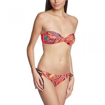 Billabong Bikini Heloise Low Rider - Traje de dos piezas para competición de mujer, color multicolor, talla L