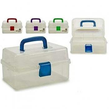 Caja Multiusos Transparente Plástico 27 x 13,5 x 16 cm