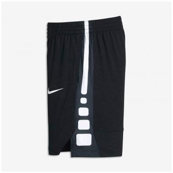 Nike B NK Dry Short Elite Stripe Pantalón Corto de Baloncesto, Niños, Negro Black White, L