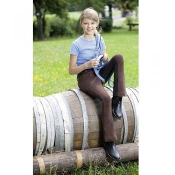 USG United Sportproducts Jodhpurhose Anja - Pantalones de hípica para mujer, color marrón / negro, talla UK: Size 134