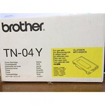 Cartucho de tóner original amarillo Brother TN04Y