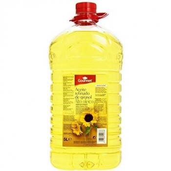 Gourmet Aceite Refinado de Girasol Alto Oleico, 5L