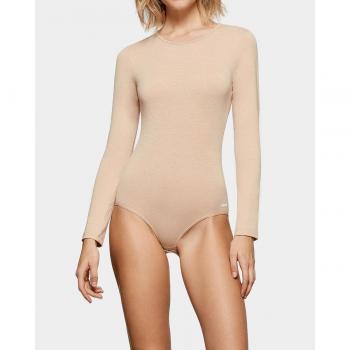 Impetus Body térmico de manga larga con cuello redondo Thermo BEIGE (L)
