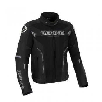 Bering chaqueta moto hombre Mistral, blanco y negro, talla XXL